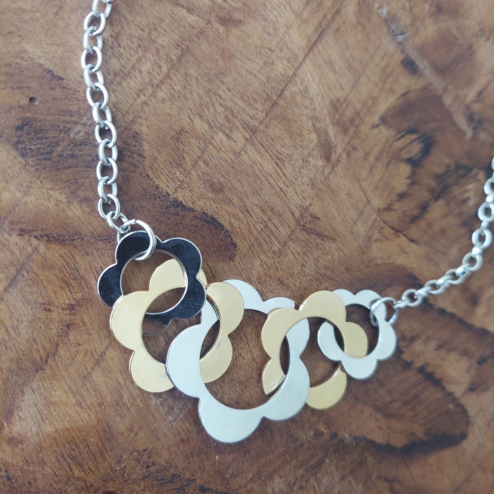 Gold and Silver Necklace
